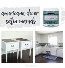 I must admit it felt a little bit like christmas morning when i received my decoart americana decor satin enamel paint in pure white. What Is The Best Paint For Furniture Lovely Etc