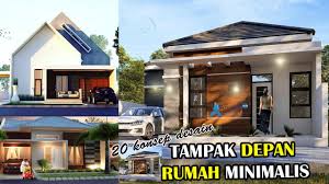 35 desain tampak depan rumah minimalis. 20 Desain Exterior Fasad Rumah Minimalis Modern 1 Lantai Buat Tampak Depan Rumah Sederhana Youtube