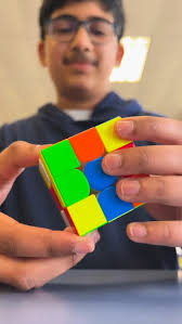 Blink and you might miss it! @irvingmsfcps 8th grader Sai Charan Kintali  just broke a national record by solving 50 puzzle cubes in under 7 minutes.  Sai says "cubing" helps him focus and get good ...
