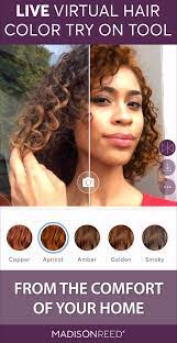 Live Virtual Hair Color Try On Tool Video Virtual Hair Color Hair Colour App Box Hair Dye