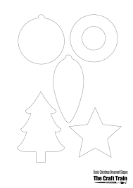 Printable Christmas Shapes Christmas Stencils Printable Christmas Ornaments Free Christmas Printables