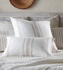 What is ticking fabric made of? Natural Ticking Stripe Cushion Cover Secret Linen Tsore
