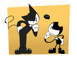 Bendu And Bendy By Therealbluefox On Deviantart Bendy And The Ink Machine Anime Art