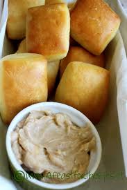 Add yeast, sugar and enough flour to make medium batter. Texas Road House Rolls With Cinnamon Honey Butter A Feast For The Eyes
