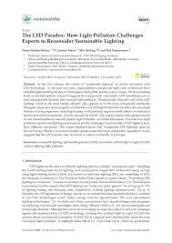 Traditional recessed lighting is comprised of three main components. Pdf The Led Paradox How Light Pollution Challenges Experts To Reconsider Sustainable Lighting