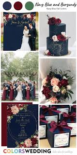 Navy blue is a classic color that can be more flattering than black. Colors Wedding Top 8 Navy Blue Fall Wedding Color Combos