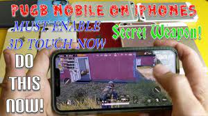 Pubg Mobile On Iphones How To Enable 3d Touch Now Up Game Instantly Must Do Now Youtube