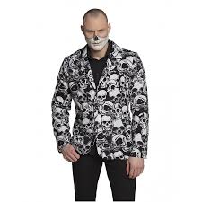 Maybe you would like to learn more about one of these? Veste De Costume Noire Motif Cranes Blancs Homme