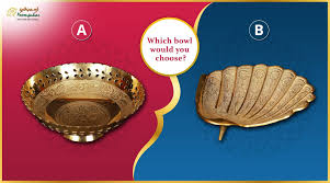 Brassbowls Make An Ideal Gift Item Because Of Their Utility And Decorative Looks If You Had To Choose Between These Two Brass Bowls For Brass Bowl Gift Item
