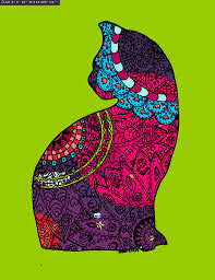 Sur cette page, vous allez découvrir une immense collection de dessins à colorier pour les enfants mais aussi pour les adultes. Dessin Colorie Mandala Chat Par Un Invite Sans Depasser