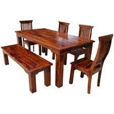 Pine kitchen bench set kitchen table chairs dining table with bench solid wood table table and bench set table and chairs bench table. Rustic Solid Wood Casual Dining Table Chair Set W Bench Casual Dining Table Oak Dining Table Table And Bench Set