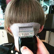 Napeshave Coupe Cheveux Carre Court Nuque Rasee Coupe Cheveux Carre