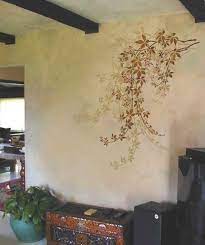 Wall Stencil Virginia Creeper Med Reusable Stencils Better Than Decals Stencils Wall Simple Wall Decor Modern Wall Stencil
