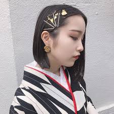 Toショートヘアの卒業生学生最後短くて良かったと思える袴用ヘア
