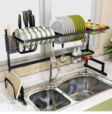 Even if you already have shelves in your kitchen cabinets, you can further maximize storage space by adding dish racks, stacking shelves, and tiered organizers. China Multifunctional 2 Tier Stainless Steel Kitchen Dish Racks Cabinet Dish Rack On Global Sources Dish Racks Cabinet Dish Rack Stainless Steel