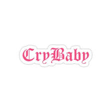 Crybaby Logo Lil Peep Sticker By Flawlesschicago Cry Baby Tattoo Lil Peep Tattoos Cry Baby
