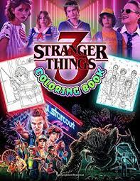 Stranger things cast coloring page. Stranger Things 3 Coloring Book Stranger Things Coloring Book Based On Stranger Things Season 3 Tv Series Weldon Darlene 9798621631185 Amazon Com Books