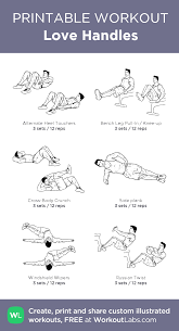 Love Handles My Custom Printable Workout By Workoutlabs Workoutlabs Customworkout Workout Labs Love Handle Workout Printable Workouts