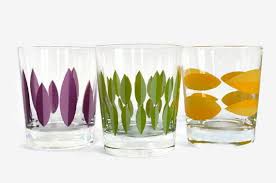 Vintage 1963 Set Of 3 Made In Poland Ikea 8 Oz Tumbler Bar Etsy Cocktail Set Settings Mid Century Decor