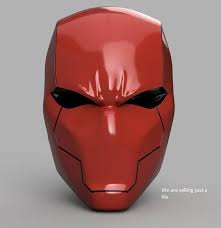 Red Hood Helmet Rebirth 3d Model Stl Files Red Hood Helmet Red Hood 3d Drawings