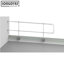 Safety folding post maintenance railing freestanding guardrail with handrail. China Z Type Mounting Foldable Roofing Handrail Systems Guardrail China Roof Safety Guardrail Hire Roof Guardrail Installation