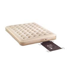 Air mattress repair kits are available, and usually come with some sort of rubber cement to help patch the hole. Coleman Quickbed Queen Size Suede Top Airbed Inflatable Mattress Walmart Com Walmart Com