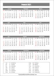 Keep organized with printable calendar templates for any occasion. France Calendar 2021 With Holidays Free Printable Template Printable The Calendar