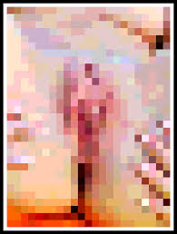 Nude Pinup Model Pixel Art 116 