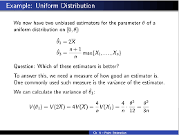 Probability Calculating The Variance Of An Estimator Unclear On One Step Mathematics Stack Exchange