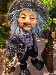 I make old pixies elves dwarves witches and forest creatures. They have a  wire armature for movement. Made from polymer clay no molds used. Every  piece is an original OOAK. This is