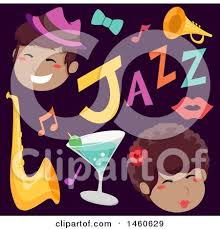Jazz music festival poster advertisement with music instruments. Clipart Of Singers And Jazz Music Icons Royalty Free Vector Illustration By Bnp Design Studio 1460629