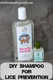 One Creative Housewife Diy Tea Tree Oil Shampoo Lice Prevention