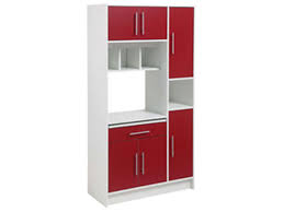 Buffet Desserte Micro Ondes Nanny Coloris Blanc Rouge Conforama Je Le Cherche
