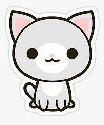 Green eyes cute cute cat hand painted elements. Stickers Kawaii Png Clipart Png Download Kawaii Cute Cat Drawing Transparent Png Transparent Png Image Pngitem