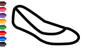 How To Draw Shoes Easy Step By Step 6 Girl Shoes Drawing And Coloring For Kids Youtube Make them slightly curved towards the ground. how to draw shoes easy step by step 6 girl shoes drawing and coloring for kids