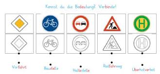 Arbeitsblatt, verkehrszeichen richtig malen, 4.klasse beate verkehrszeichen erklären: Im Strassenverkehr Zaubereinmaleins Designblog