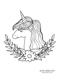 Some of the coloring page names are unicorn greyscale drawing unedited coloring unicorns drawings and adult, coloring unicorn coloring fairy detailed comfortable coloring of baby unicorn eating big ice cream to color coloring. Top 100 Magical Unicorn Coloring Pages The Ultimate Free Printable Collection Print Color Fun