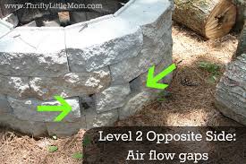 How to build a firepit with castlewall block / rem. Easy Diy Inexpensive Firepit For Backyard Fun Thrifty Little Mom
