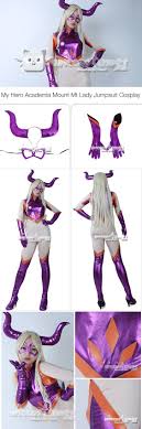 My Hero Academia Mount Mt Lady Bodysuit Jumpsuit Cosplay Costume Mt Lady Cosplay Costumes Cosplay