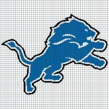 With over 200 designs, you'll find something here that is perfect for your next cross stitch project. Detroit Lions By Yarnloveaffair Crocheting Pattern Graph Crochet Knitting Charts Crochet Patterns