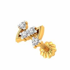 Diamond Nosepin In 2020 Diamond Gold Coin Ring Today Gold Price