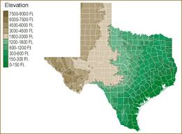 Map Of Texas Lakes Streams And Rivers