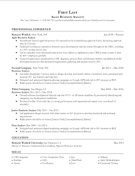 Cover letter for senior business analyst. 5 Business Analyst Resume Examples For 2021 Resume Worded Resume Worded