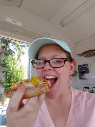 When you come get you buy one get one free pizzas tonight, grab a slice of  peanut butter goodie cheesecake