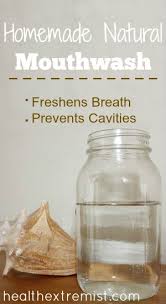 The egg shell has calcium, which helps strengthen teeth, but the fact that it is a powder, it helps to remove plaque and other impurities. Homemade Natural Mouthwash Recipe Fights Cavities Bacteria Freshens Breath
