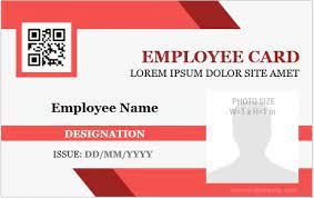 If you have old employment card as shown in thumbnail, then this is ne. 400 Company Id Card Formats Microsoft Word Id Card Templates