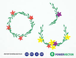 Pngkit selects 138 hd flower wreath png images for free download. Flower Wreath Svg Premium Floral Wreaths Laurels Red Yellow And Purple Flower Wreath Wedding Wreath Clipart Laurel Clipart 63922 Illustrations Design Bundles