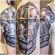 Tattoos By Joshula Griswald Ig Joshulagriswald Getuptattoosociety Facebook Com Getuptattoosociety G Body Armor Tattoo Shoulder Armor Tattoo Armor Tattoo