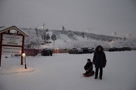 Finnish ski resort in helsinki. White Christmas Rovaniemi Ounasvaaran Pirtit Picture Of Lapland Hotels Ounasvaara Chalets Rovaniemi Tripadvisor