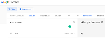 Sementara itu, pemerintah wajib membiayai kewajiban setiap warga negara dalam mendapatkan pendidikan dasar. Arti Make Ends Meet